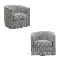 Grey Swivel Arm Chair Living Room Chairs